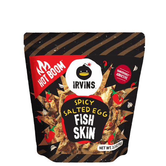 IRVINS Hot Boom Salted Egg Fish Skin (95g)