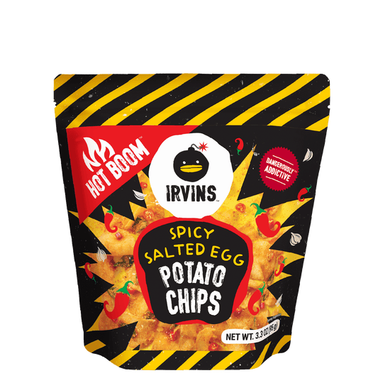 IRVINS Hot Boom Salted Egg Potato Chips (95g)