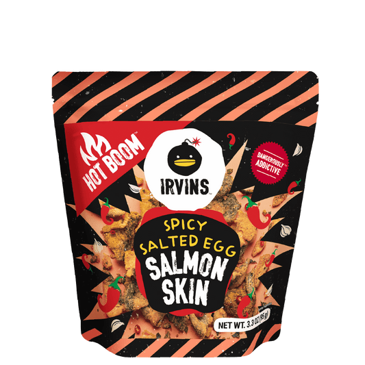 IRVINS Hot Boom Salted Egg Salmon Skin (95g)