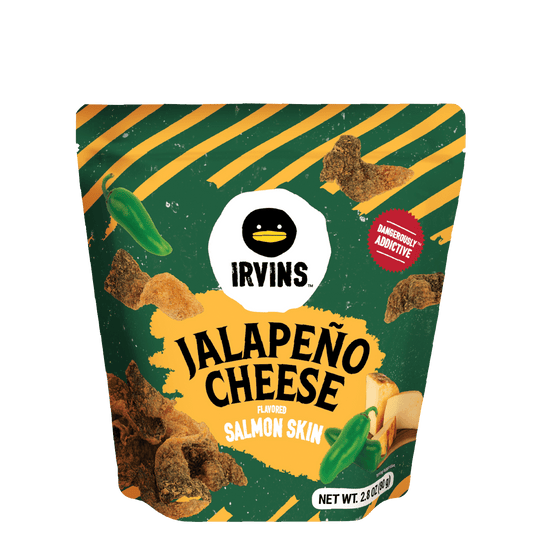 IRVINS Jalapeno Cheese Salmon Skin (80g)