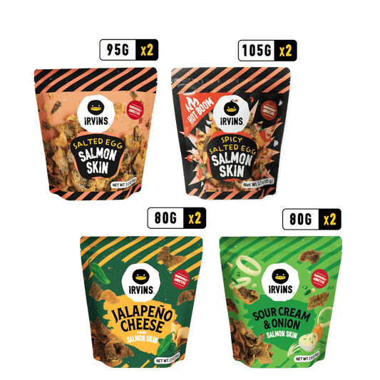 IRVINS Salmon Skin Variety Bundle