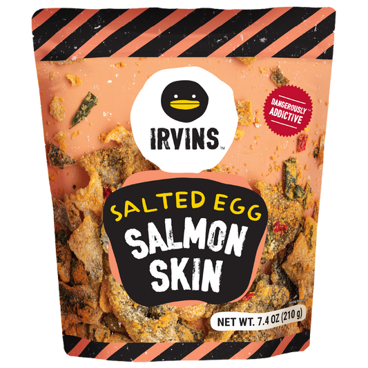 IRVINS Salted Egg Salmon Skin (210g)