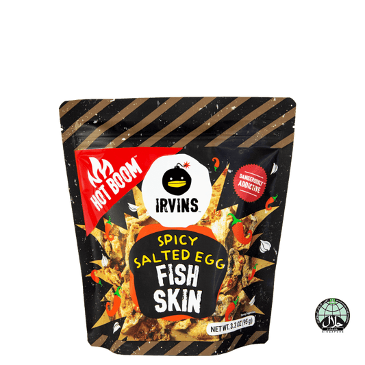 IRVINS Hot Boom Salted Egg Fish Skin (95g)