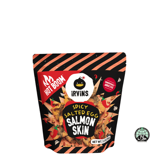 IRVINS Hot Boom Salted Egg Salmon Skin (95g)