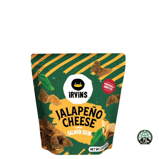 IRVINS Jalapeno Cheese Salmon Skin (80g)