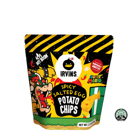 Super Mario | IRVINS Hot Boom Salted Egg Potato Chips (95g)