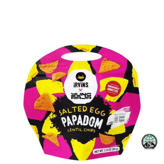 IRVINS x Yung Raja Salted Egg Papadom (80g)