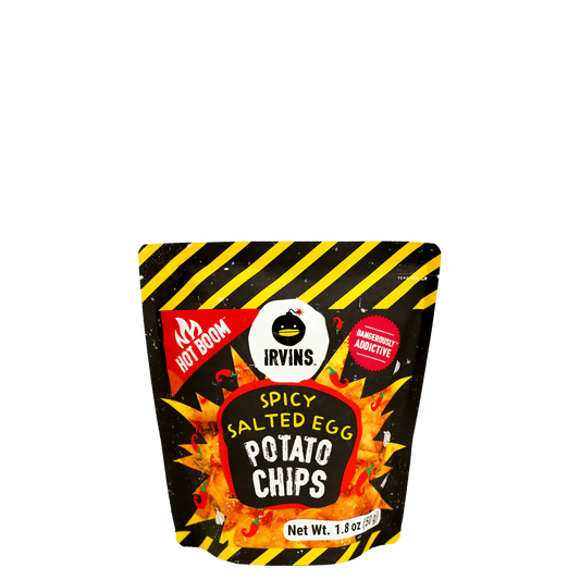 IRVINS Hot Boom Salted Egg Potato Chips (50g)